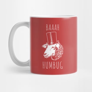 Baaah Humbug Grumpy Holiday Sheep Mug